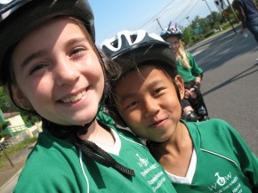 M. and L. getting ready