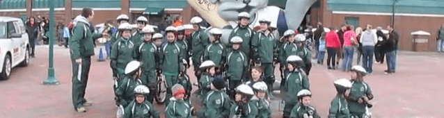 WOW makes baseball history throwing out the first pitch at a Sea Dogs game on a 3 wheel&nbsp;unicycle!